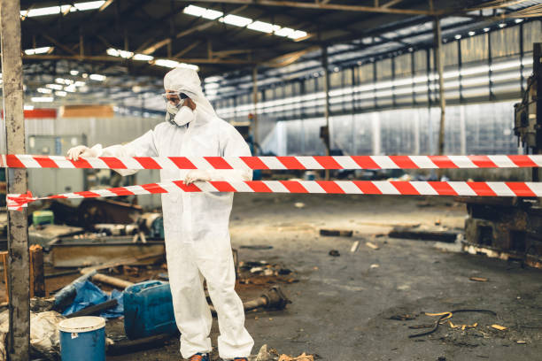 Professional Infectious Disease Decontamination technician working in Cortland, OH